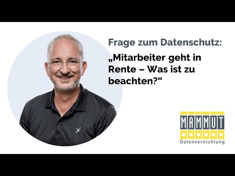 Mitarbeiter geht in Rente - Was ist zu beachten?