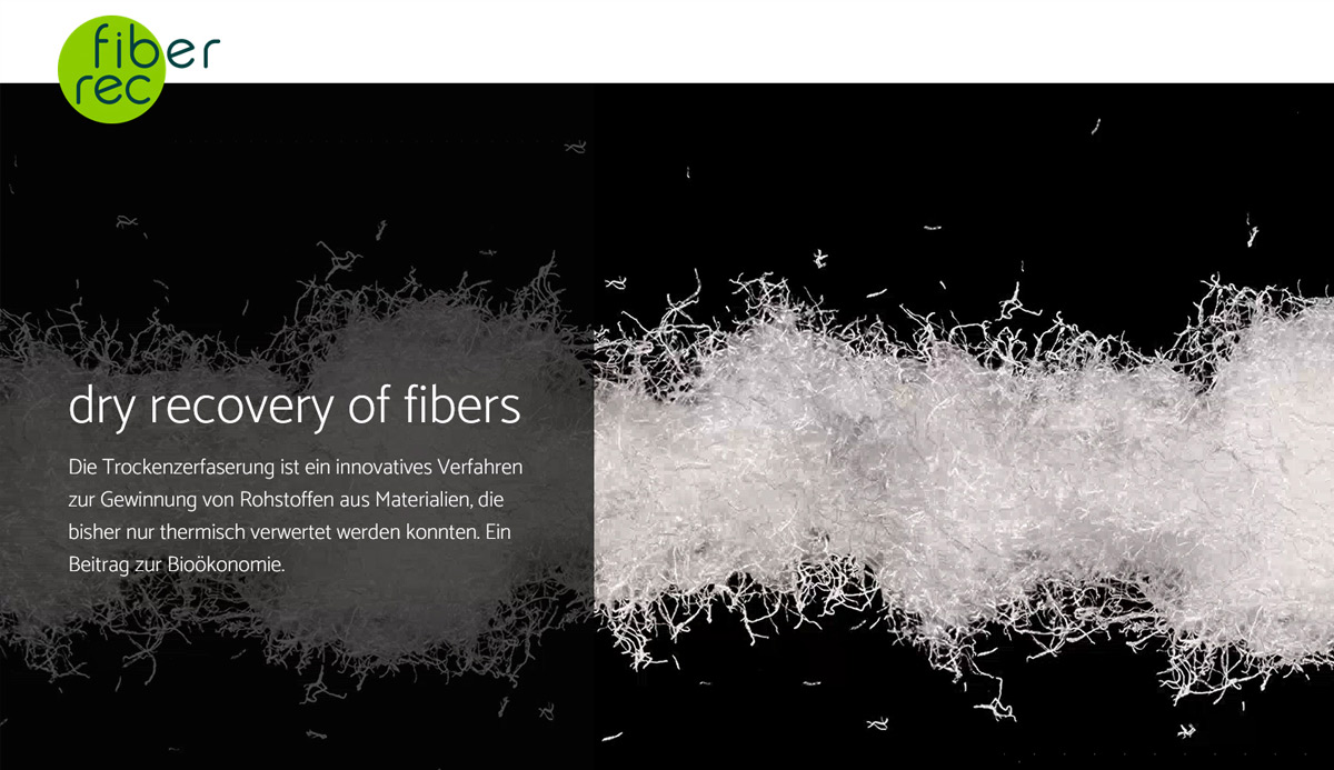 Trockenzerfaserung fiber-rec