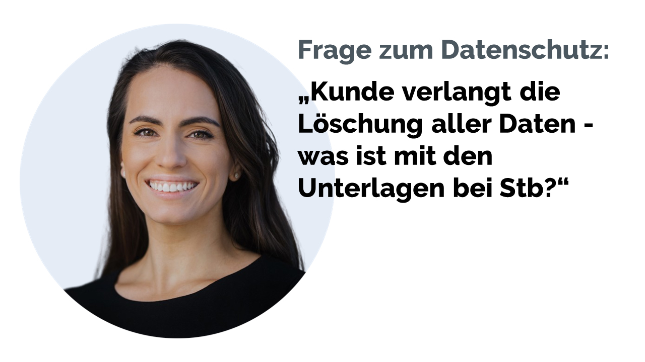 Melodie Lange erklärt, was zu tun ist, wenn Kunden die Löschung ihrer Daten fordern.