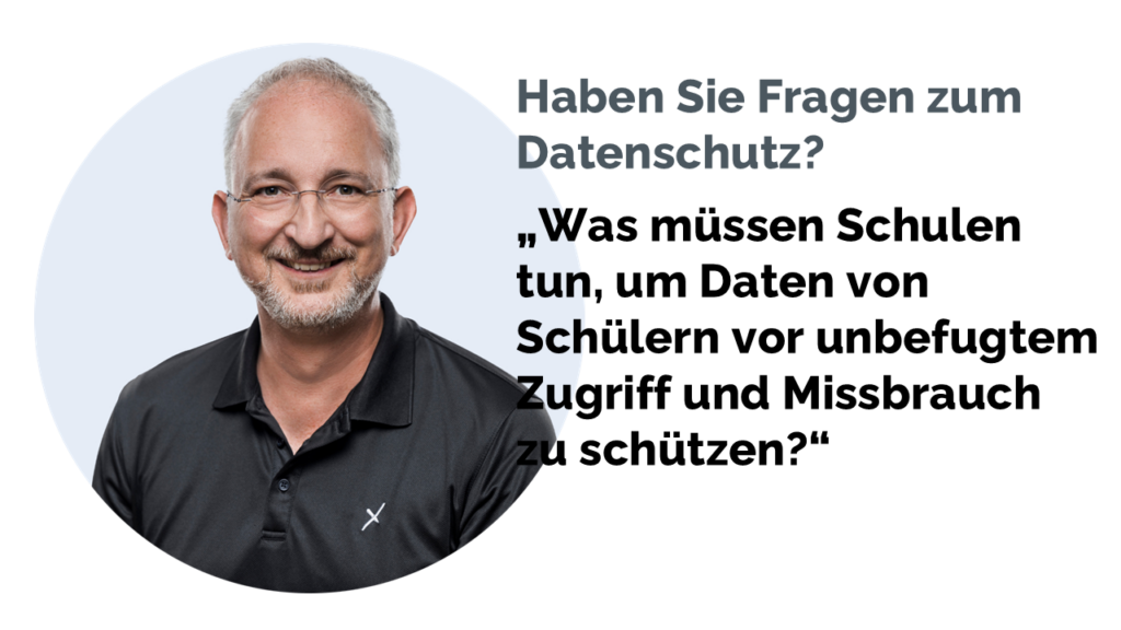 Thomas Rosin, Berater für Datenschutz und Informationssicherheit, informiert zum Thema: Datenschutz an Schulen: Maßnahmen zum Schutz sensibler Schülerdaten